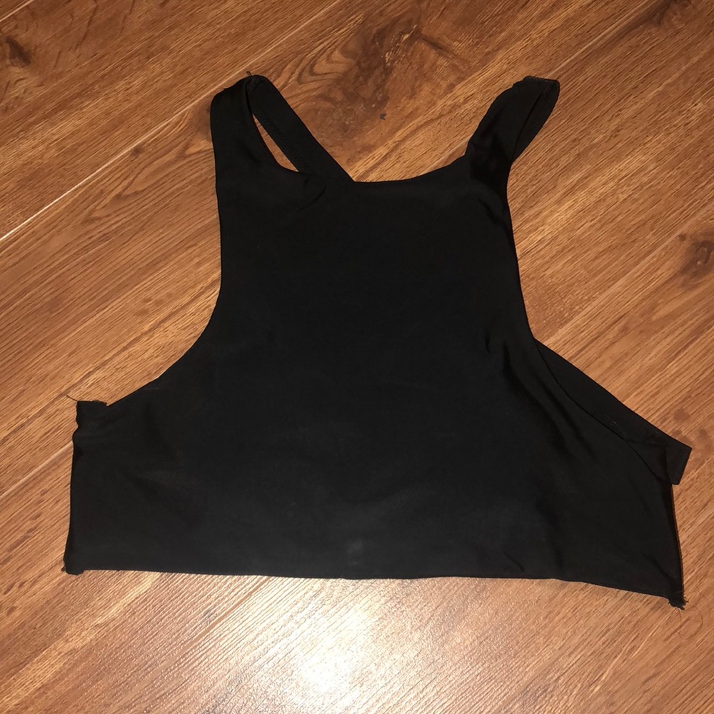 Black bikini top